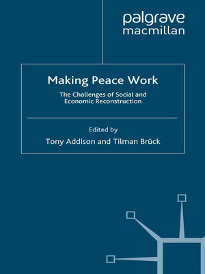 cover image of Making Peace Work